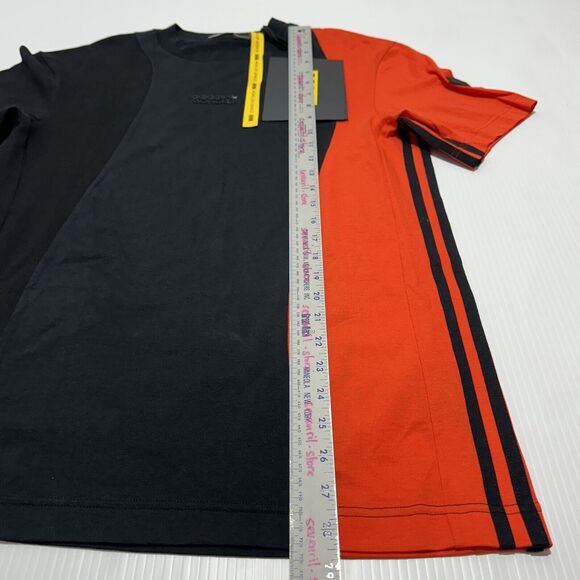 Moncler x Adidas T-Shirt Men's Size M Black Orange Cotton Short Sleeve NWT $380 - Picture 8 of 15